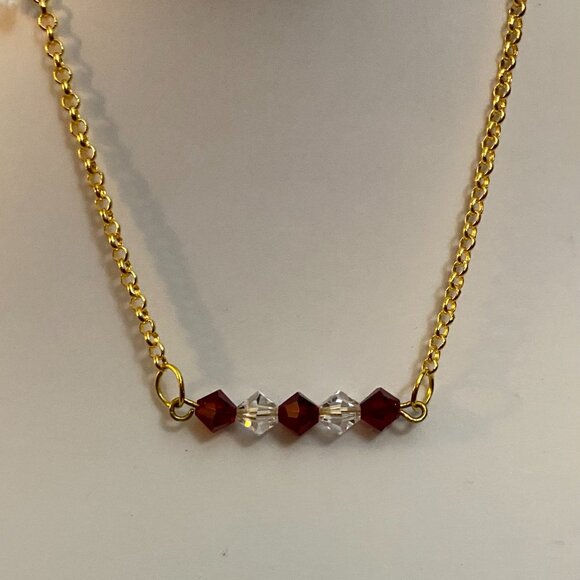 NEW Swarovski Festive Crystal (C) bar necklace - Picture 2 of 4